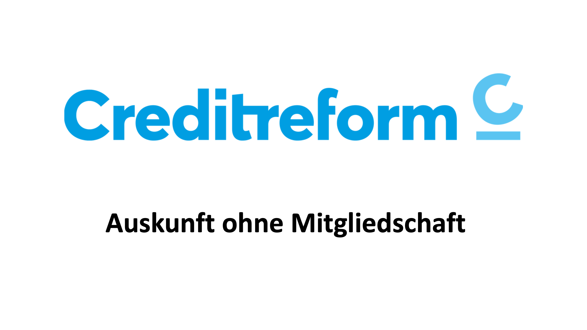 Creditreform: Firmenauskunft ohne Mitgliedschaft